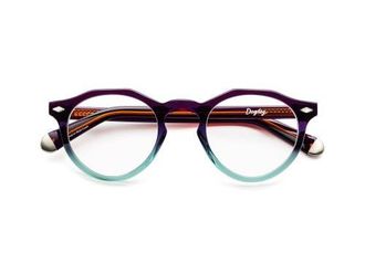 CADDIS Dogleg | Reading Glasses in 80-20 Gloss Black And Vodka at Nordstrom, Size +1.75