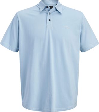 Jack & Jones Poloshirt JACK & JONES JPRBLATYLER SS POLO, Herren, Gr. XXL, chambray blau, Jersey, Obermaterial: 96% Baumwolle, 4% Elasthan, unifarben, regular fit n