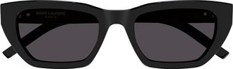 Saint Laurent Sunglasses Sl M127/F 001 Black/Black Unisex