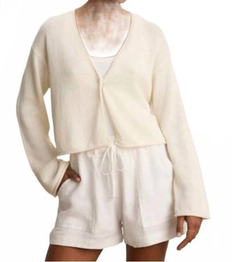 Velvet Verity Cardigan Sweater In Milk