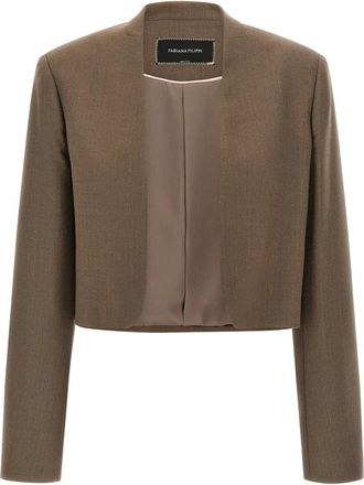 Fabiana Filippi Mujer, Chaquetas, Marrón, Talla: 2XS