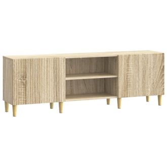vidaXL Mueble De Tv Roble Sonoma 150 X 31 X 50 Cm Madera De Ingenier&iacute;a Vidaxl