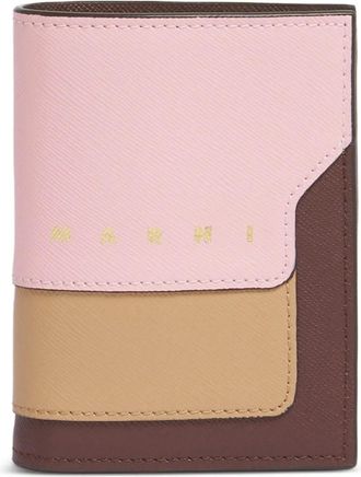 Marni Portemonnee van saffiano leer - Roze