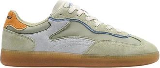 Hoff Park Sneaker - Heren - Sneakers - Groen - 47 EU - Leer - Schoenen