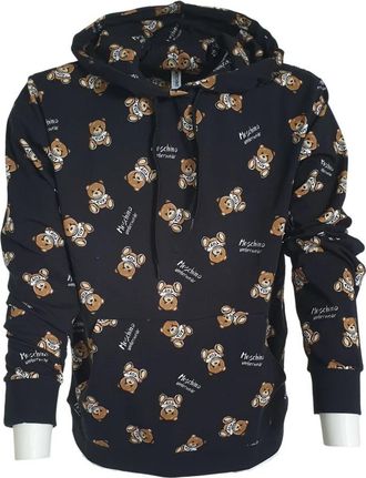 Moschino Underbear Hoodie - Heren - Hoodies - Zwart - L - Katoen - Hoodies & sweatvesten