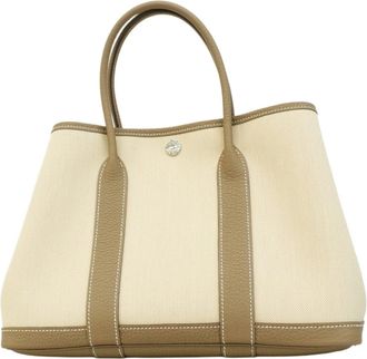 Herm&egrave;s Etoupe Gray Tote Bag (Pre-Owned)