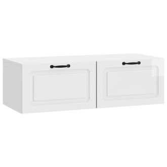 vidaXL Mueble Para Tv De Pared Brillante 98 X 41 X 30 Cm Vidaxl