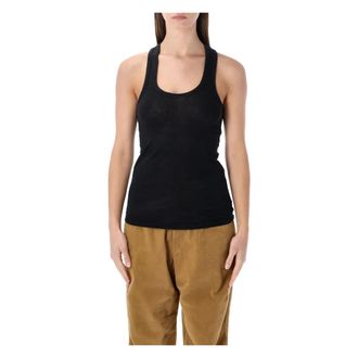 Isabel Marant Tops, Dames, Zwart, S, Linnen, Thea Tank