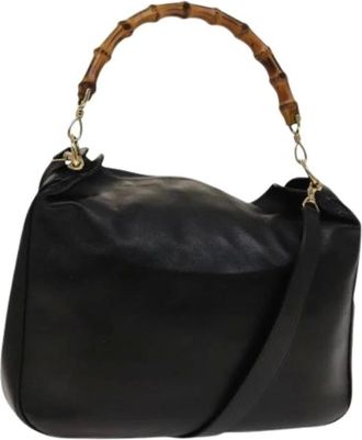 Gucci Pre-owned Handbags, female, Black, Size: ONE SIZE Pre-owned Vintage Handbag