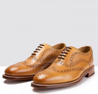 Oliver Sweeney Mens Aldeburgh Shoes - Tan Leather - Size UK 12
