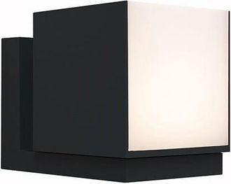 Lutec L&aacute;mpara De Fachada, Aplique De Exterior Cuba Negro Lutec 5193803012