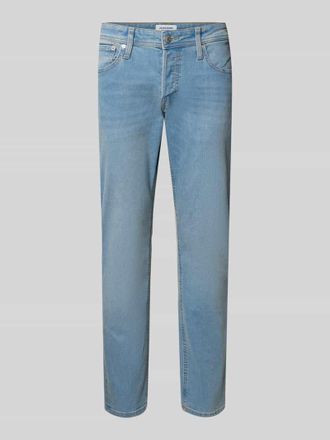 Jack & Jones Jack & Jones Straight Fit Jeans im 5-Pocket-Design Modell Glenn in Hellblau, Gr&ouml;&szlig;e 27/30
