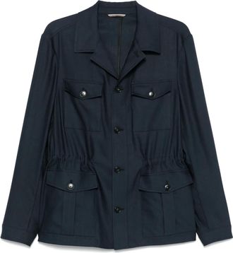 Canali Giacca con bottoni - Blu