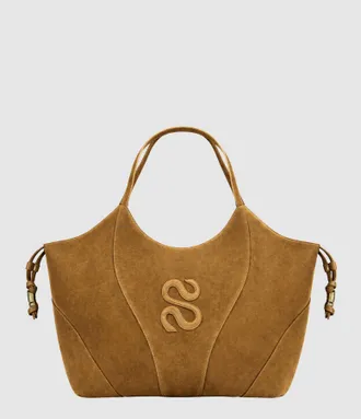 Sista Paris Sac Positano Nubuck Tabac