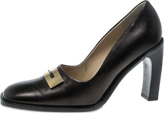 Gucci Pumps in pelle con punta quadrata 95mm - Nero