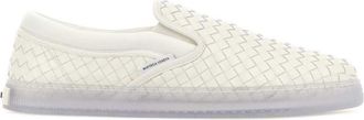Bottega Veneta White Slip On Sneakers