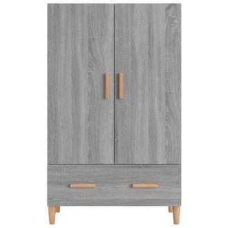 Berkfield Home Highboard Grey Sonoma 70x31x115 cm Engineered Wood | Size: 70 x 31 x 115 cm