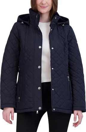 Shelli Segal Snowchic New Graphic Quilted Jacket