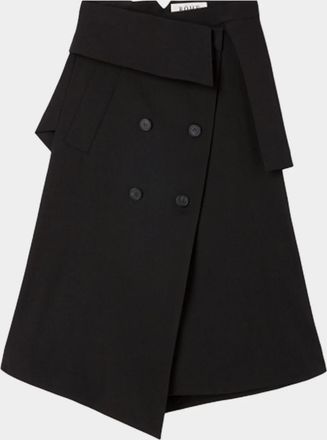 R&oacute;he Deconstructed Trench Midi Skirt