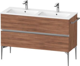 Duravit Duravit - Sivida Mueble Bajo Lavabo, 2 Cajones, Tirador Cromado