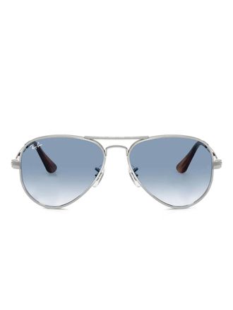 Ray-Ban Zonnebril met metalen montuur - Zilver