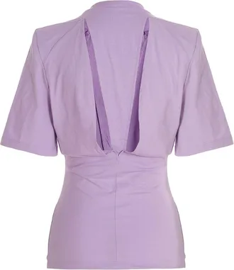 The Attico T-shirt - Purple