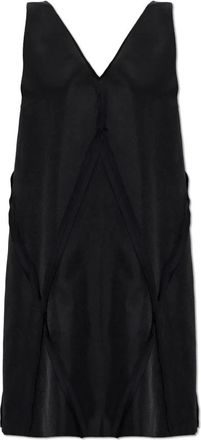 Maison Margiela Raw-edge Jurk - Dames - Korte kleedjes - Zwart - S - Kleedjes