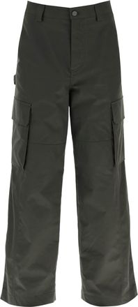 Valentino Garavani Mens Olive Green Blend Cargo Pant - Dark Green - Size EU 48 (Mens)