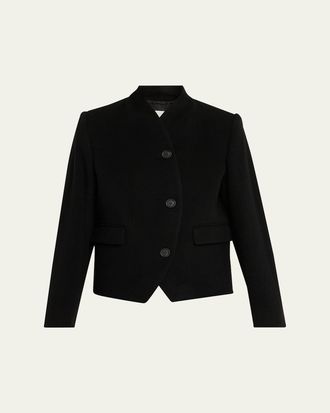 House of Dagmar Short Curve-Front Jacket