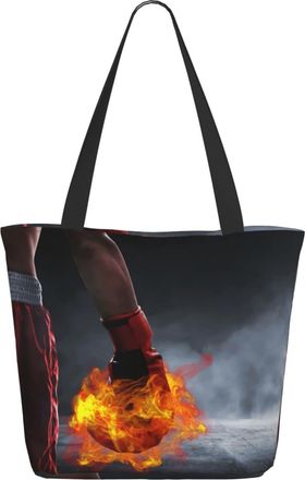 AOOEDM Believe Boxing Is Life Ladies Shopping Bag 13x11x7in.The Perfect ValentineS Day Gift.It Is The Best ValentineS Day Gift For Mom, Daughter, Wife,Etc