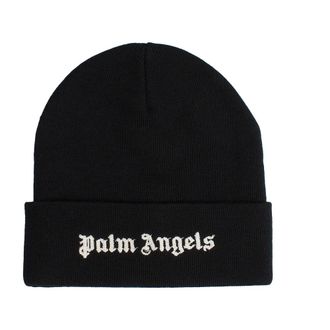 Palm Angels Classic Logo Beanie - unisex - Palm Angels - Accessories - Black - ONE SIZE - Accessories