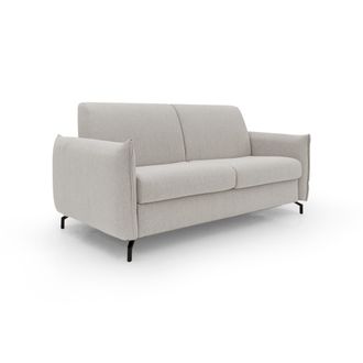 Divani.Store Divani.store - Scarlet Sof&aacute; Cama Convertible En Tejido Mixto De Algod&oacute;n Impermeable 195 Cm (mat.140x197) Crema