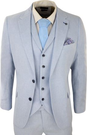 Harry Brown Leo 3 Piece Linen Summer Suit