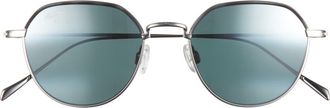 Maui Jim 50mm Core Oval Polarized Sunglasses in Titanium Titanium Grey at Nordstrom Rack