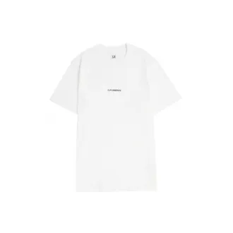 C.P. Company C.P. Company, T-Shirts, male, White, XL, Relaxed Fit Logo T-Shirt