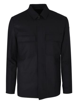 Lardini pocket shirt jacket - Black