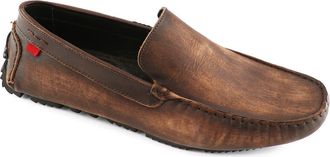 Marc Joseph New York Ovington Ct Leather Venetian Driver Loafer in Whiskey Burnished Napa at Nordstrom, Size 11.5