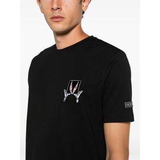 Iceberg Looney Tunes Embroidered T-Shirt - Black