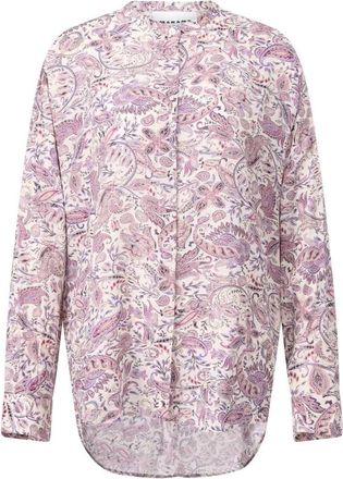 Isabel Marant Paisley Batwing Blouse - Dames - Blouses - Veelkleurig - XS - Leer - Overhemden