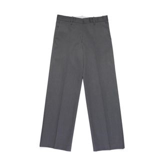 Nine In The Morning Straight Trousers, female, Gray, W27, Grey Trousers for Morning Style