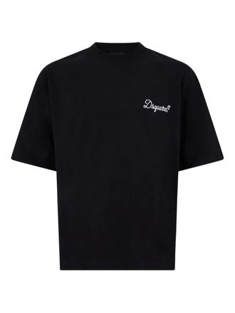 Dsquared2 T-shirt con ricamo - Nero