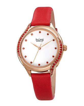 Bürgi Burgi Womens Genuine Leather Watch