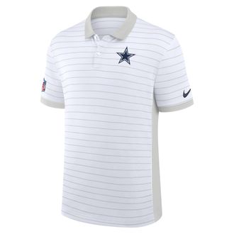 Nike Dallas Cowboys Sideline Victory Stripe Nike Mens Dri-FIT NFL Polo in Blue | 03BG0CEB7RD-RPE