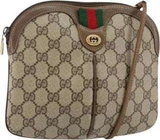 Gucci Pre-owned Vintage Cross Body Bag - Dames - Vintage Schoudertas - Beige - ONE Size - Vintage