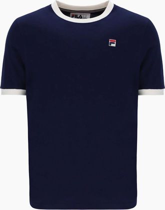Fila Mens Fila Marconi T-Shirt Fila Navy/White - Size: 44