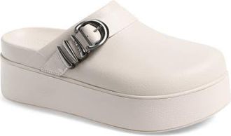 Crocs Dylan Boho Buckle Platform Clog in Cocoa Cream at Nordstrom, Size 10