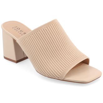 Journee Collection Women & apos;s Lorenna Medium and Wide Width Dress Sandals