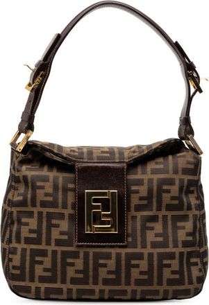 Fendi Pre-owned Fendi Zucca Canvas Double Flap Shoulder Bag Ladies UWUN8JXAAR12SIC8