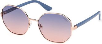 Guess GU7880-H 28W Womens Sunglasses Gold Size 58