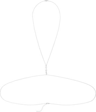 Lascana Lange Kette LASCANA, Damen, Gr. Metall, silber (silberfarben), Halsketten Lange Kette, K&ouml;rperkette, Ketteng&uuml;rtel, Bikinikette, Halskette, Halsschmuck